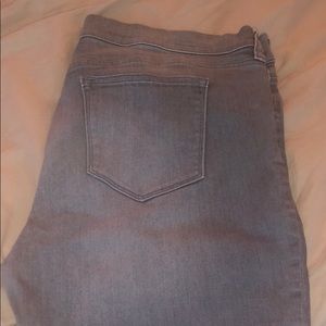 J Crew Light Gray Skinny Jeans